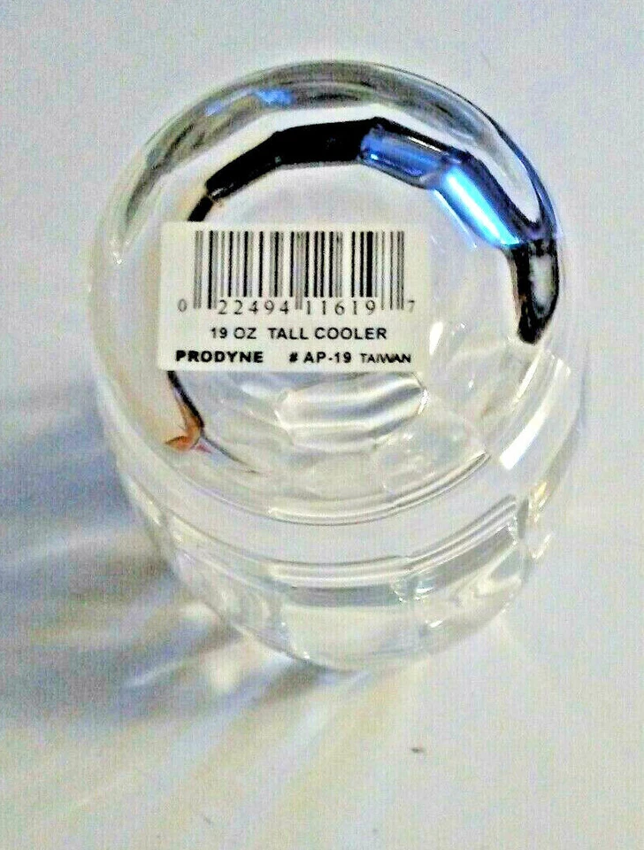 Prodyne Contours Series Acrylic Tall Cooler   19oz   lot of 18pc. — 第 4/4 张图片