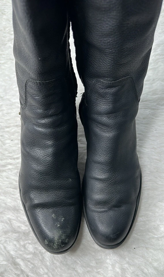 Pollini Black Riding Boot Sz 38 - Image 4 of 4