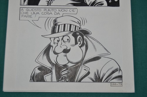 Paolo Piffarerio Original Comic Art Tavola Originale # 79 Alan Ford 166 Corno - Picture 3 of 3