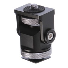 Metal Adjustable Damping Ball Head Hot Shoe Stabilizer Adapter for Zoom Lens Cam