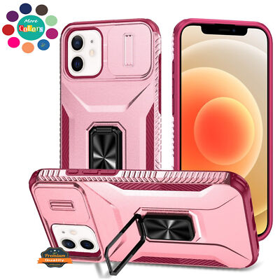 For Google Pixel 9 Pro XL Camera Case with Magnetic Ring Stand Hybrid PC Cover