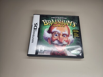 Professor Brainiums Games Nintendo Ds Cardtrige And Cased Only