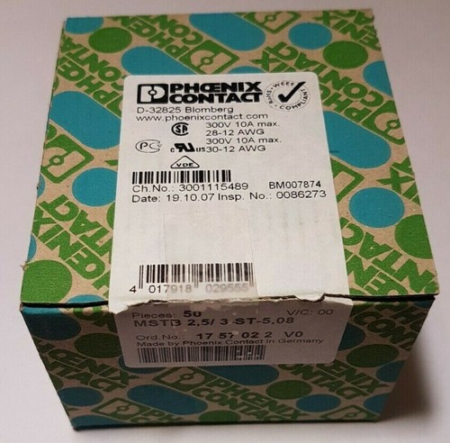Conector de PCB - MSTB 2,5/3-ST-5,08 - 1757022 - Imagen 4 de 4