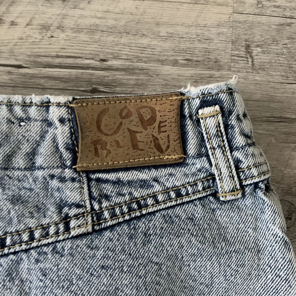 Falda vaquera Code Bleu de colección para mujer talla 11/12 jeans lavados con ácido botón mosca lápiz Foto 4 de 4