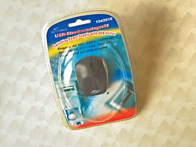 Mc Power USB Steckernetzgerät Netzteil NEU AC/DC Retro Vintage