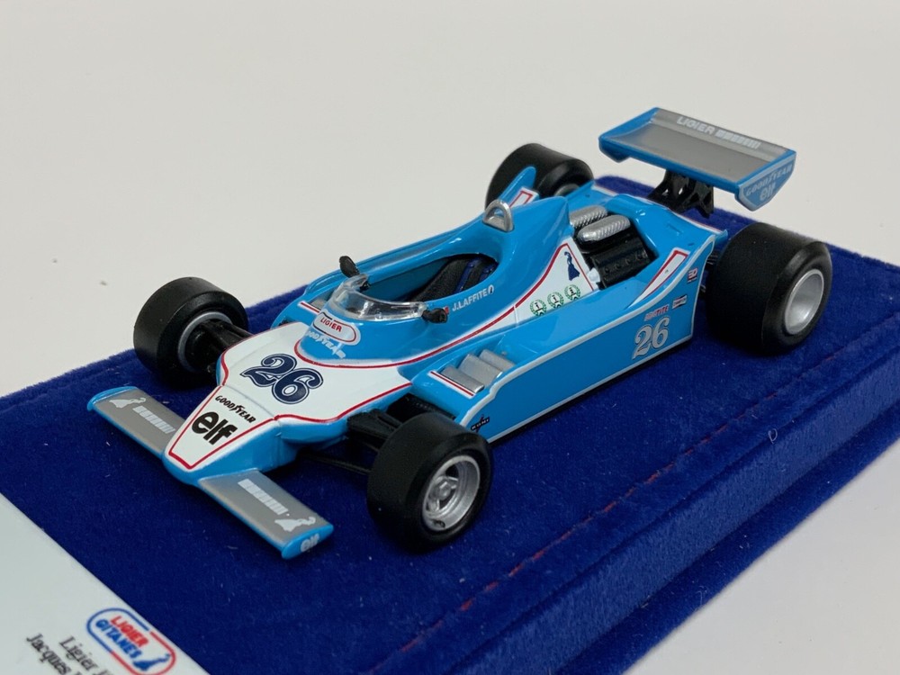 1/43 IXO model Ligier JS11 1979 F1 of Jacque Laffite Custom base TR 417
