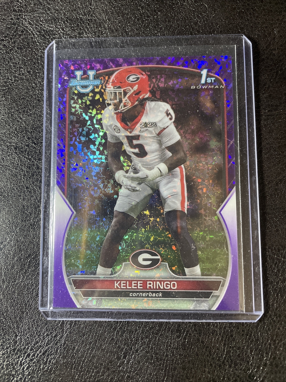 2022 Bowman Chrome University Kelee Ringo #68 Purple Refractor /399