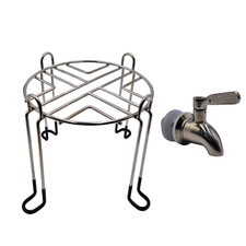 Gravity Water Filter System Steel Base Stands/Taps-For British Berkefeld+ Newton