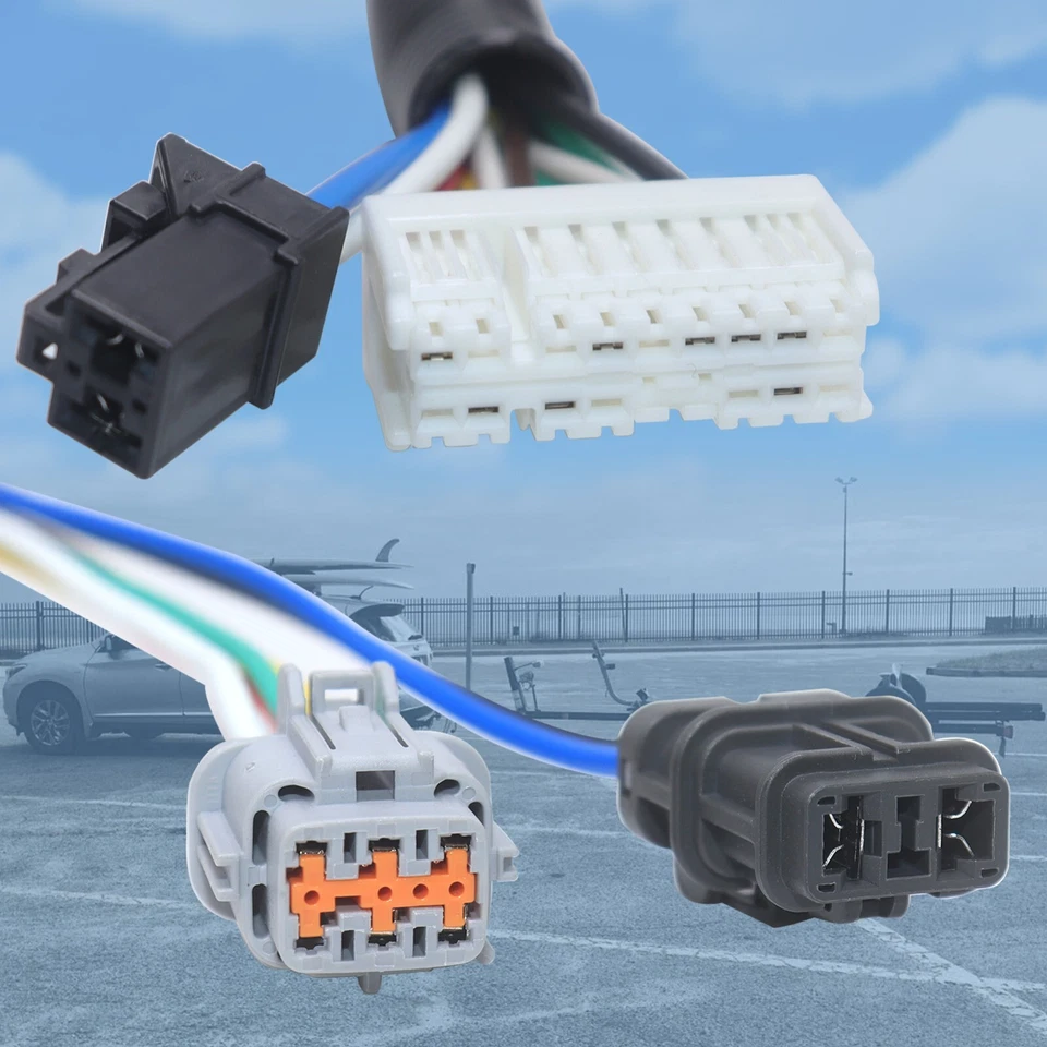 Conector de arnés de remolque con hoja de remolque de 7 vías para Nissan Pathfinder Foto 4 de 4