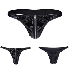 Mens Sexy G-string Jockstrap Boxer Briefs Pouch Underwear Thongs Underpants