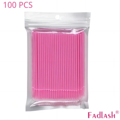 FADLASH 100PCS Disposable Micro Applicator Brush Microswabs for Eyelash Extensions