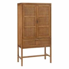 MOBILE CREDENZA  VINTAGE VETRINA INDUSTRIAL ETNICA COLONIALE 85x40H160 Armadi