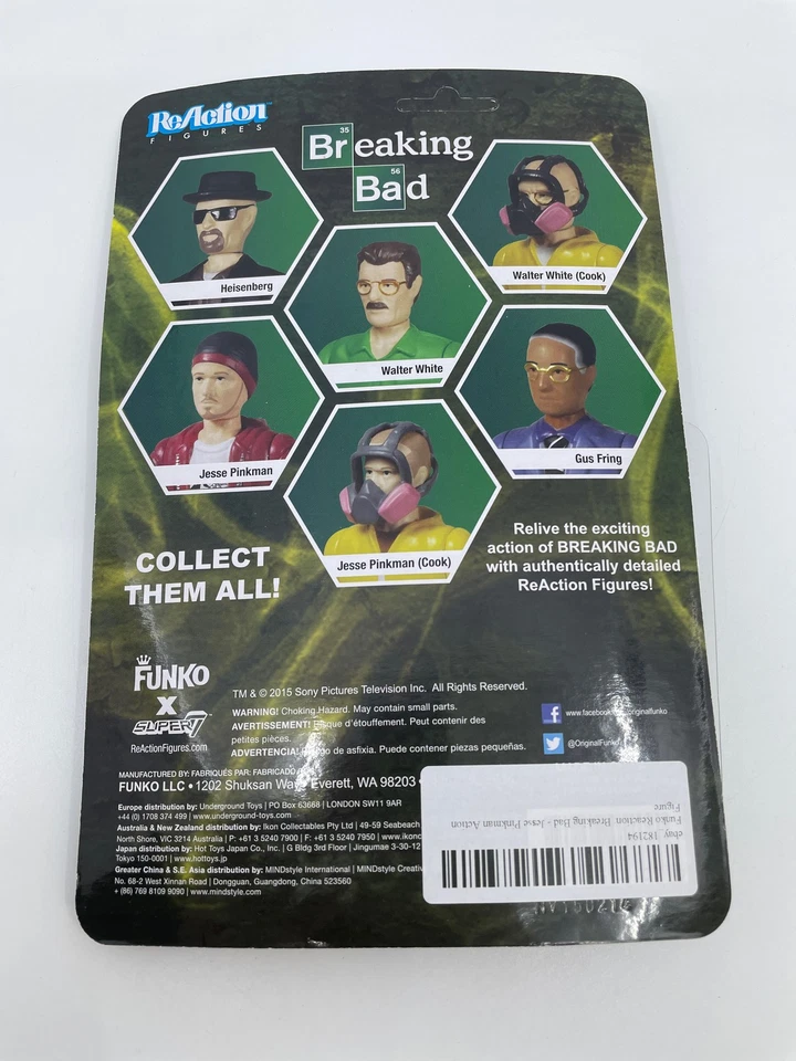 Figura de acción Funko Reaction: Breaking Bad - Jesse Pinkman Foto 4 de 4