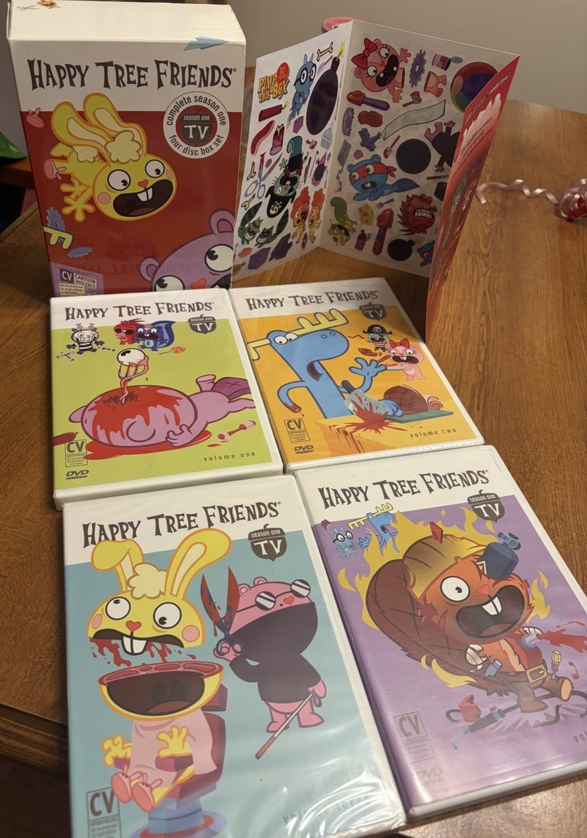 Happy Tree Friends - Complete Season One (DVD, 2008, 4-Disc Set
