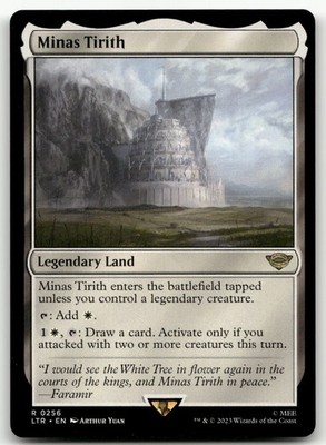 Minas Tirith #256 (NM) Lord of the Rings LTR Magic MTG