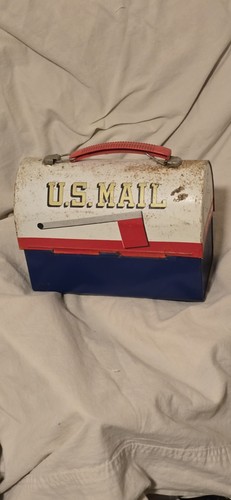 Vintage US Mail Dome Top Lunchbox. No Thermas Mr ZIPPY 1960s - Picture 5 of 9