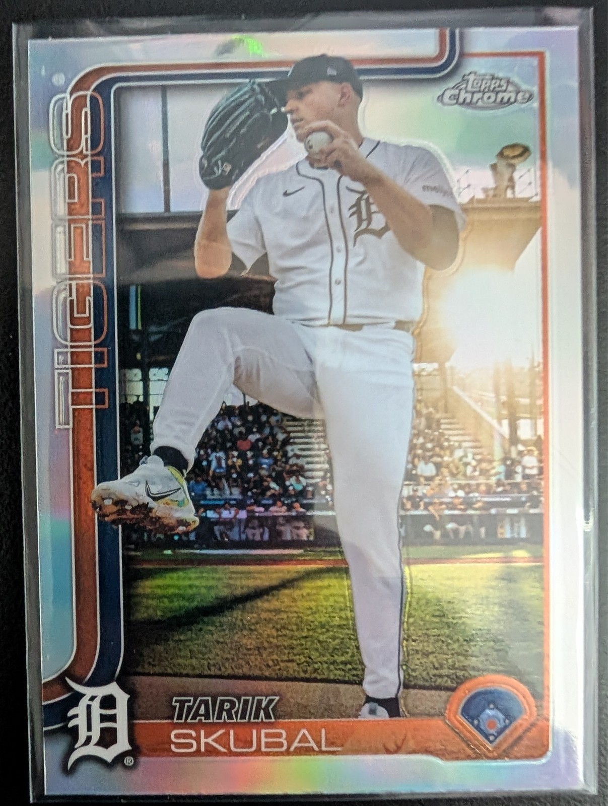 2025 Topps Chrome - Tarik Skubal #258 - Image Variation SP - Cy Young