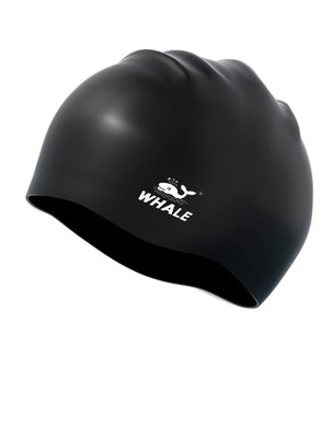 Extra Large Swim Cap for Women Men, Durable Silicone Swimming Hat with Ear Pr...