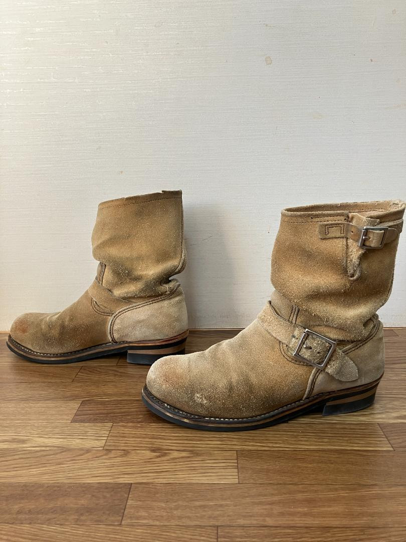 REDWING Red Wing PT99 8268 8.5D Engineer Boots Suede #0313 | eBay
