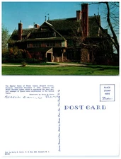 Vintage Postcard Baptist Home Watts Sherman Estate Queen Anne Newport Rhode Isla