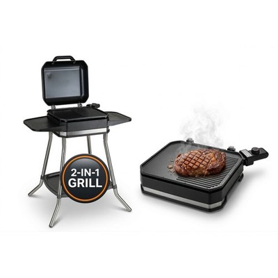 Unold Jimmy Elektrogrill 58585  | 2.800W | Stand- & Tischgrill, Antihaft, 300°C