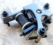 Gray Lightweight Shader Tattoo Machine Handmade Black 102cps Medium-Soft Hit 7.4
