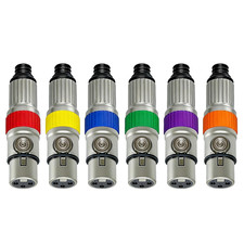 6 Pack 6 colors XLR 3pin Female Connector Fin...