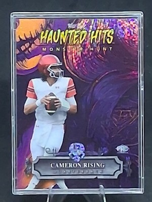 2024 Wild Card Haunted Hits Witch Purple HOLO Cameron Rising College Limited 1/2