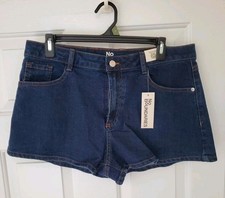 Size 12 Denim Jean High Rise Shorts New