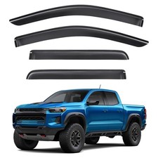 Tape-On Rain Guards for Chevy Colorado/GMC Canyon 2023 2024 2025 2026, Window...