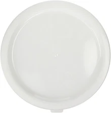 RFSC12148 White Poly Lid for 12/18 / 22 Qt Round Containers(Pack of 6)