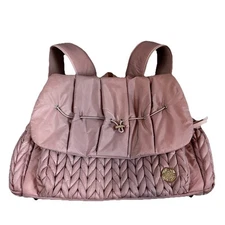 HAPP Brand Levy Backpack Baby Diaper Bag Dusty Rose 17"L, 6"W x 12"H Minimalist