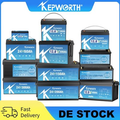 12/24/36/48V 100Ah 120Ah 135AH 200AH 300Ah LiFePO4 Lithium Batterie BMS Solar RV