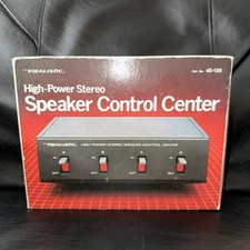REALISTIC High Power Stereo Speaker Control Center CAT NO 40-136 Radio Shack NEW