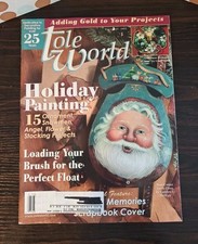 Tole World Magazine, December 2002, Thanksgiving, Christmas, Decor, Gifts 