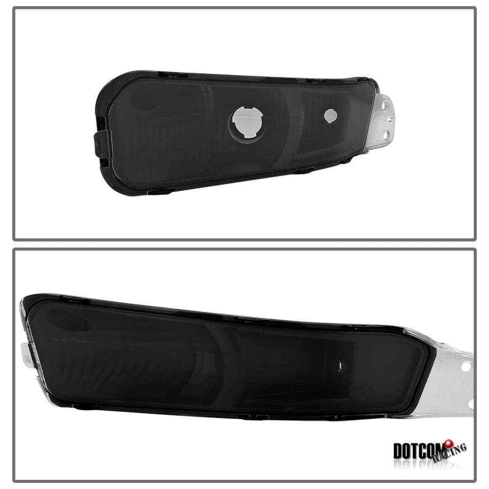 Black Fit 2005-2009 Ford Mustang Bumper Lights Signal Lamps Left+Right 06 07 08 - Изображение 3 из 4