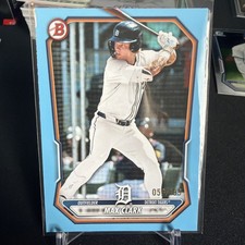 2026 Bowman - MAX CLARK - SP Sky Blue Variation 056/499 TIGERS 🔥