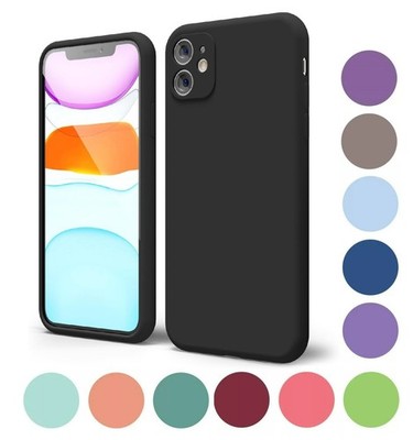 Schutzhülle für Apple iPhone 11 Handy Hülle Slim Silikon Case Cover Tasche