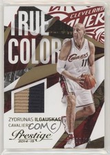 2014 Panini Prestige True Colors Materials Prime 9/10 Zydrunas Ilgauskas #35 7y2