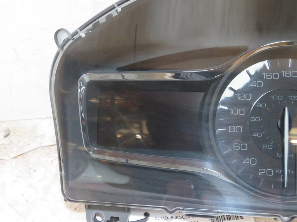 Lincoln MKX 12 2012 velocímetro Speedo Cluster KPH 244 K OEM LKQ Foto 2 de 4