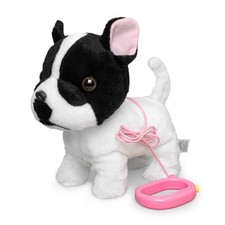 YH YUHUNG Camminare Bulldog francese cucciolo di peluche al piombo