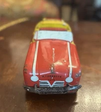 1940s Pressed Steel MARX Wyandotte  Tin Litho Toy Car Convertible Big Vintage