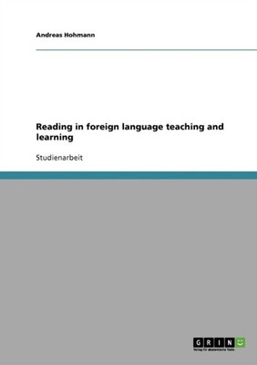 Hohmann - Reading in foreign language teaching and learning - paperbac - E555z