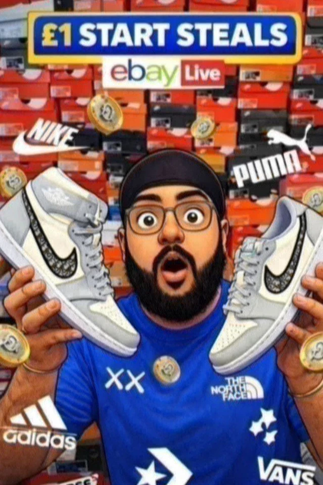 £1 START AUCTIONS! - BRAND NEW NIKE, ADIDAS, CONVERSE, PUMA SNEAKERS!!!