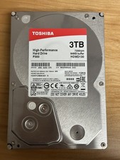 Toshiba P300 3TB 7200RPM 3.5” SATA III Internal HDD HDWD130 Tested Good