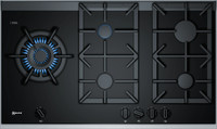 Neff 90cm T29TS79N0/01 - Gas Hob Premium 5-Burner Ceramic Glass Hob