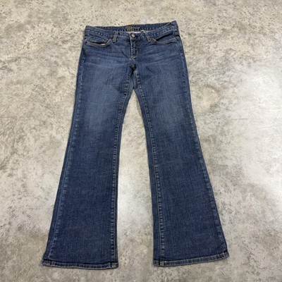 Bebe Jeans Womens 30P Blue Medium Wash Low Rise Slim Bootcut Denim Pants USA