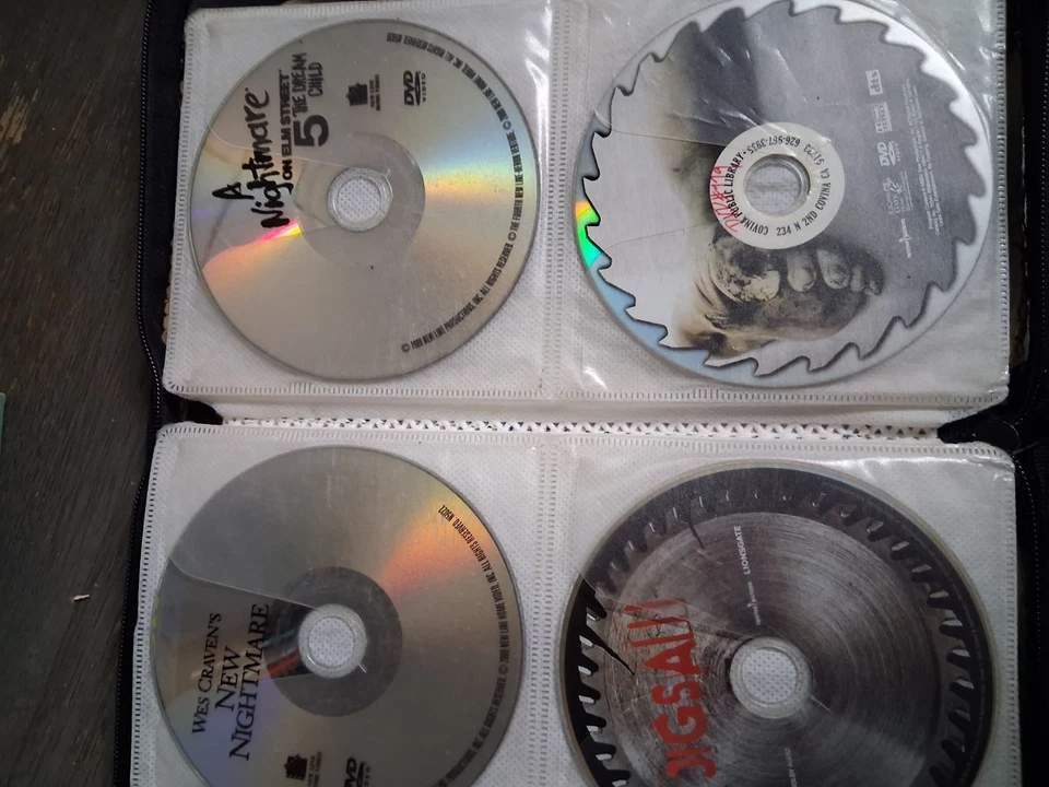 Horror DVD Lot Of 60 Scary Halloween Terror Movies Bundle Binder BLU RAY HD - Image 2 of 4