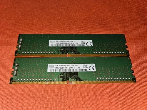 16GB (2X8GB)DDR4 SKhynix Desktop Memory RAM PC4 2400T • HMA81GU6AFR8N