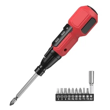 Mini Electric Screwdriver Set, Rechargeable Cordless Screwdriver, Portable Po...
